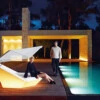 FAZ daybed WITH hinged canopy/360º swivels FAZ daybed WITH hinged canopy/360º swivels