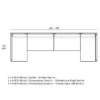 Hamptons modularna zofa