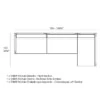 Hamptons modularna zofa