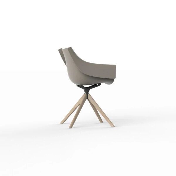 Manta Wooden Swivel naslanjač Manta Wooden Swivel naslanjač
