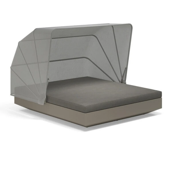 VELA BASIC daybed 200x180x40 with folding canopy
