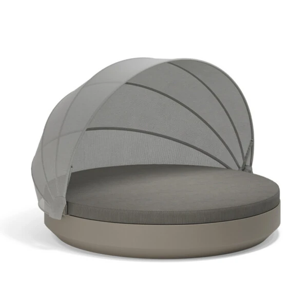 VELA BASIC daybed Ø210x40 with folding canopy VELA BASIC daybed Ø210x40 with folding canopy
