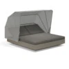 VELA kvadratni daybed WITH 2 RECLINING BACKRESTS and folding canopy