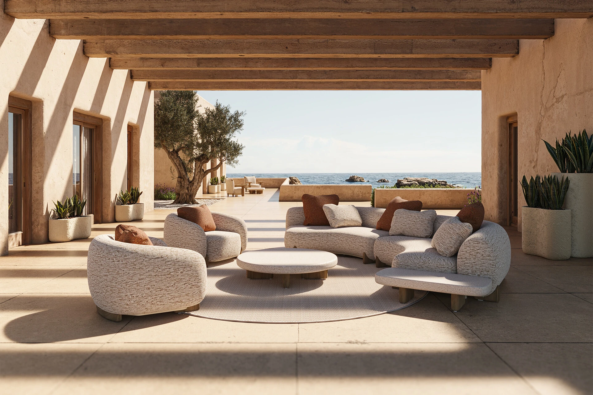 Milos Upholstered lounge fotelj Milos Upholstered lounge fotelj