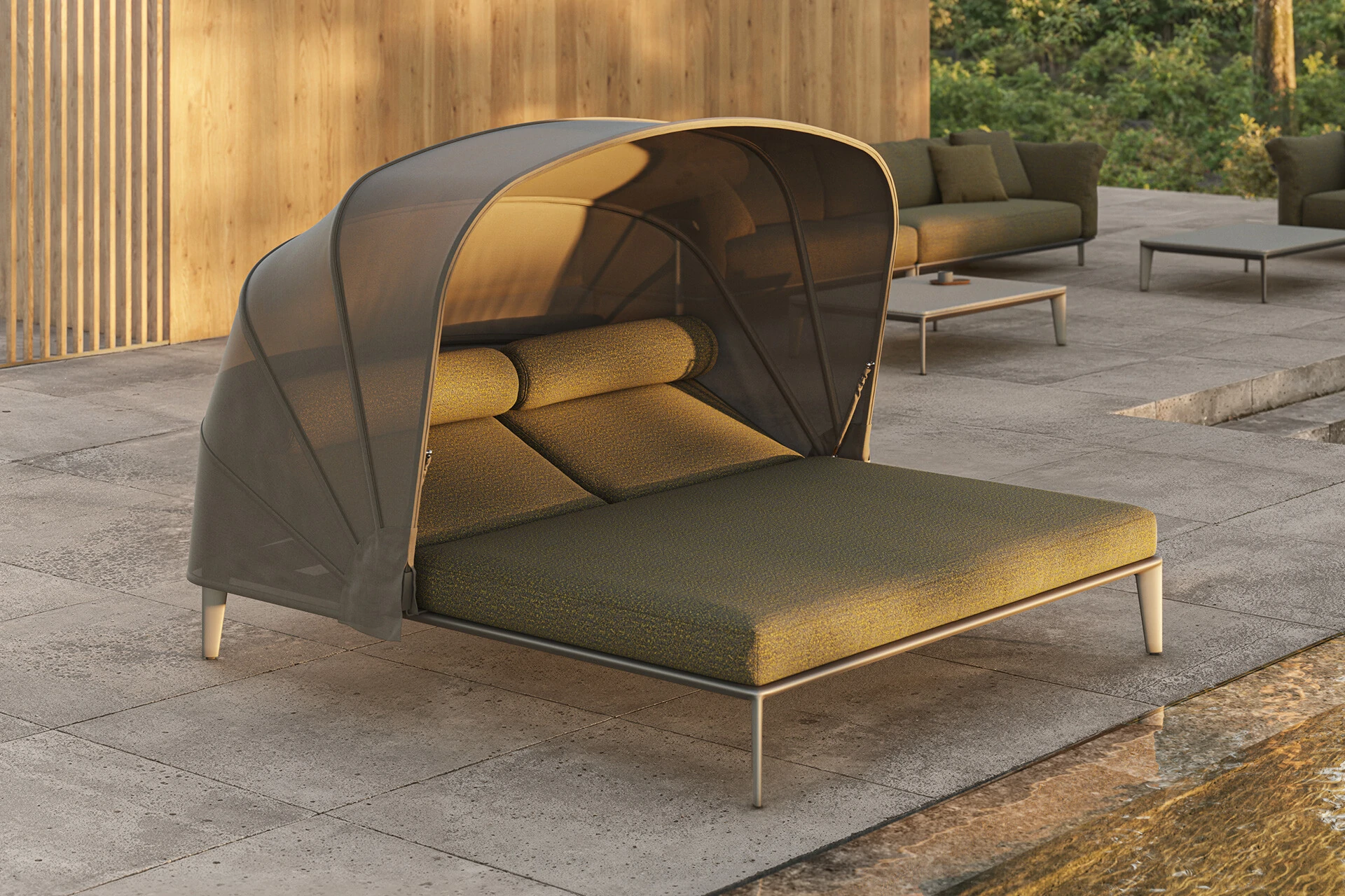 PASADENA daybed s senčno streho