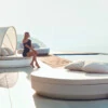 VELA daybed Ø210x40 z nastavljivim naslonom