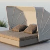 VELA BASIC daybed 200x180x40 with folding canopy
