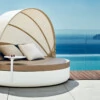 ULM daybed nastavljiv naslon with folding canopy