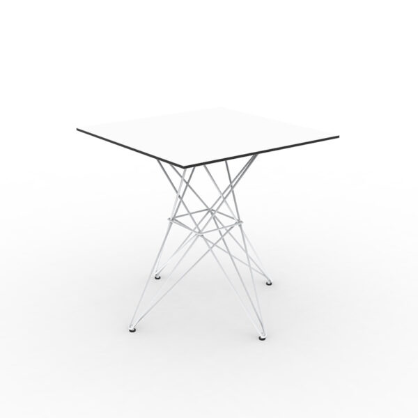 Faz Table Stainless podnožje 70x70x72 Vondom – pogled 1