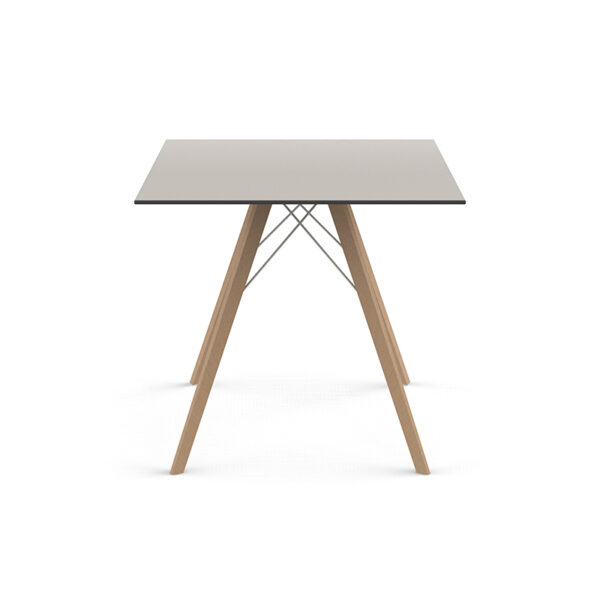 Faz Wood jedilna miza 80x80x74 – Vondom – pogled 2 Faz Wood jedilna miza 80x80x74 Vondom – pogled 2