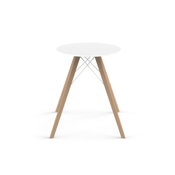 Faz Wood jedilna miza Ø60x74 – Vondom – pogled 1 Faz Wood jedilna miza Ø60x74 Vondom – pogled 1