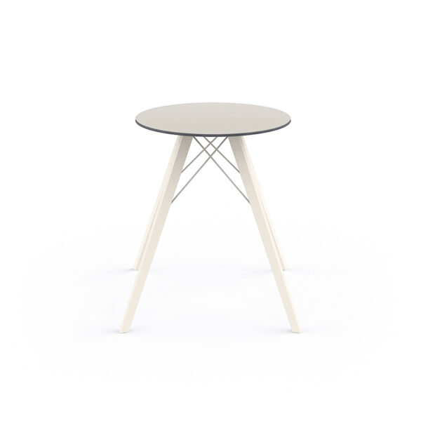 Faz Wood jedilna miza Ø60x74 – Vondom – pogled 2 Faz Wood jedilna miza Ø60x74 Vondom – pogled 2