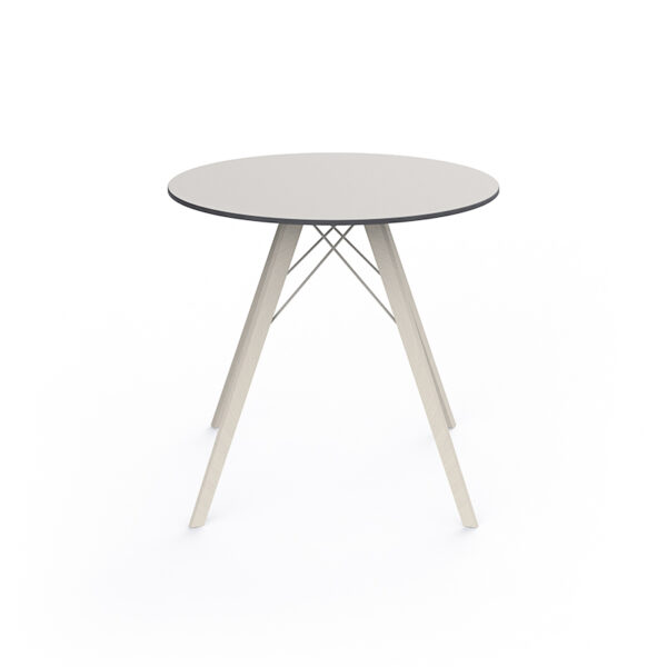 Faz Wood jedilna miza Ø80x74 – Vondom – pogled 1 Faz Wood jedilna miza Ø80x74 Vondom – pogled 1