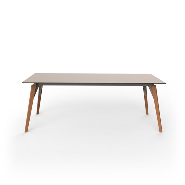 Faz Wood Lounge Table 200x90x74 Vondom – pogled 3