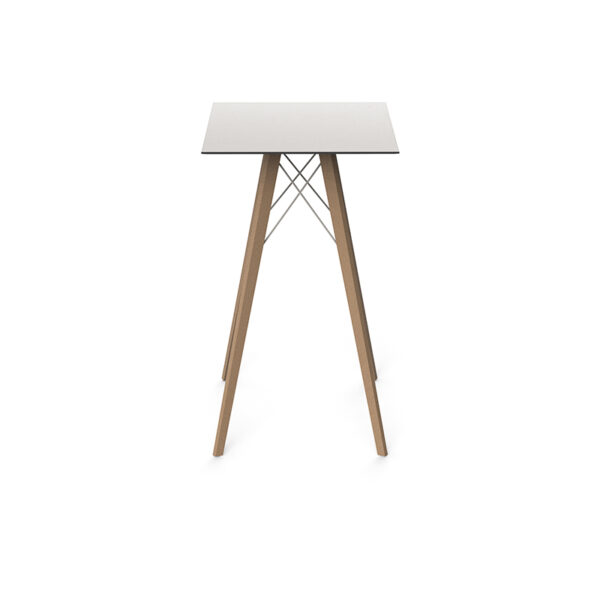 Faz Wood visok Table 60x60x105 Vondom – pogled 3