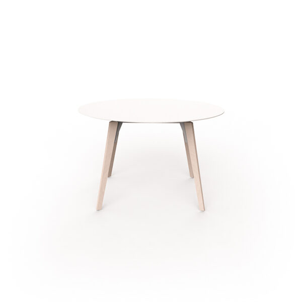Faz Wood visok Table Ø120x74 – Vondom – pogled 1 Faz Wood visok Table Ø120x74 Vondom – pogled 1