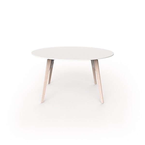 Faz Wood visok Table Ø140x74 – Vondom – pogled 1 Faz Wood visok Table Ø140x74 Vondom – pogled 1