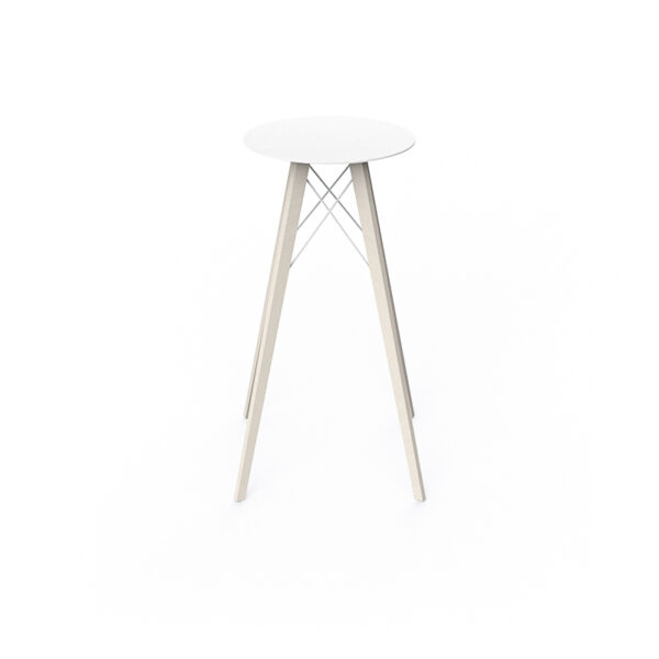 Faz Wood visok Table Ø50x105 Vondom – pogled 1