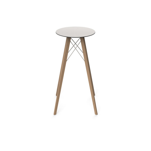 Faz Wood visok Table Ø50x105 Vondom – pogled 3