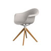 Incasso Swivel naslanjač With Wooden Legs – Vondom – pogled 1 Incasso Swivel naslanjač With Wooden Legs Vondom – pogled 1