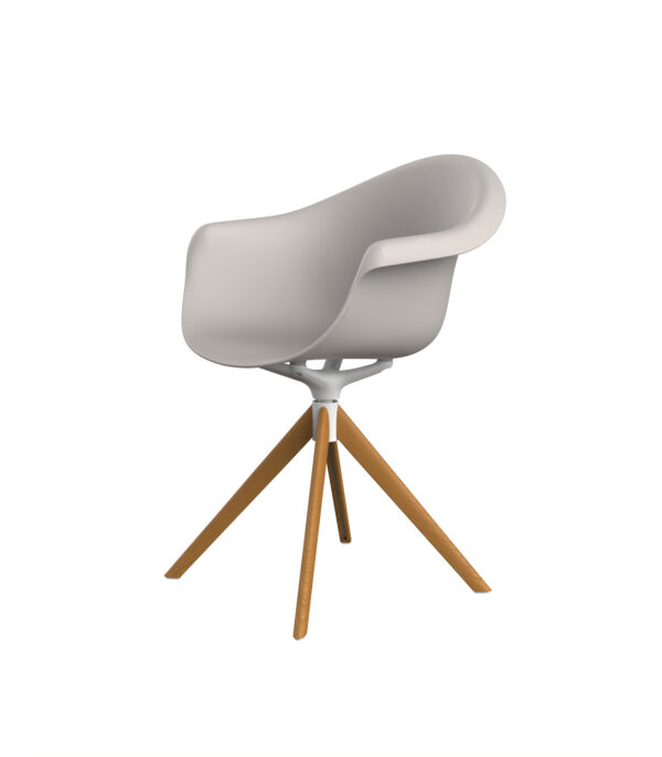Incasso Swivel naslanjač With Wooden Legs – Vondom – pogled 1 Incasso Swivel naslanjač With Wooden Legs Vondom – pogled 1