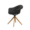 Incasso Swivel naslanjač With Wooden Legs – Vondom – pogled 2 Incasso Swivel naslanjač With Wooden Legs Vondom – pogled 2