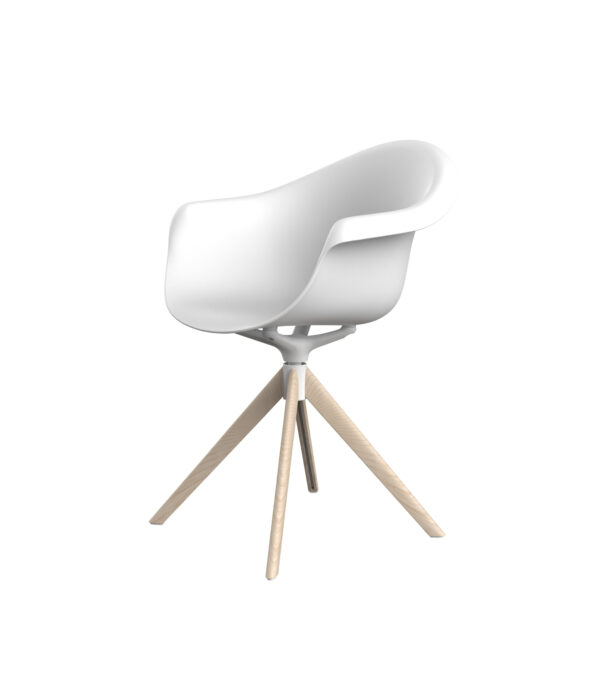 Incasso Swivel naslanjač With Wooden Legs – Vondom – pogled 3 Incasso Swivel naslanjač With Wooden Legs Vondom – pogled 3