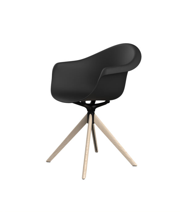 Incasso Swivel naslanjač With Wooden Legs – Vondom – pogled 4 Incasso Swivel naslanjač With Wooden Legs Vondom – pogled 4